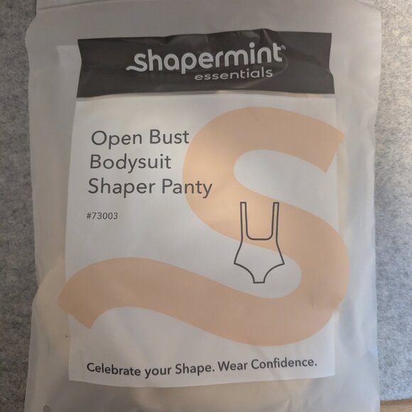 Shapermint Essentials Open Bust Bodysuit Shaper Panty - Picture 2 of 3